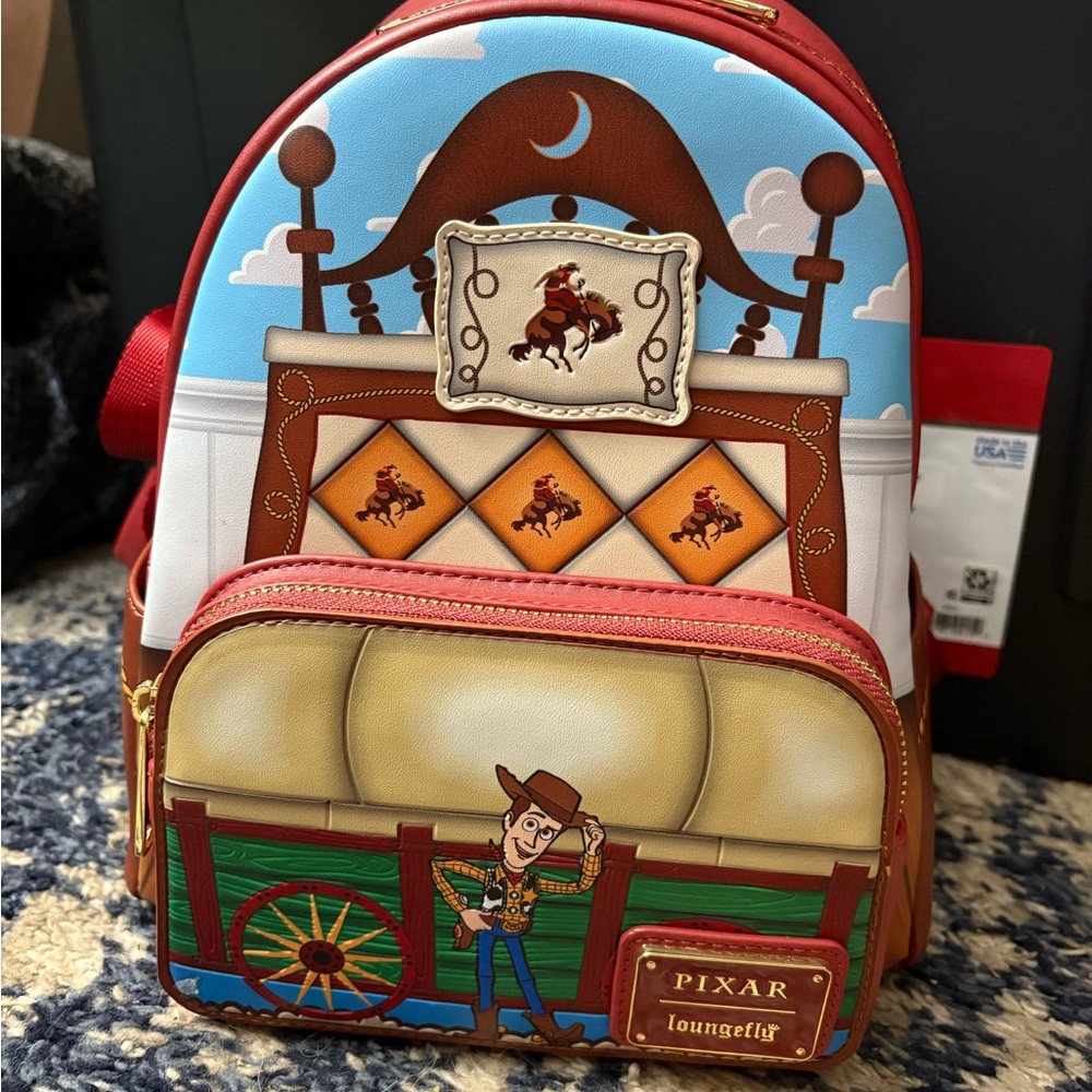 Loungefly Pixar Woody Themed Backpack